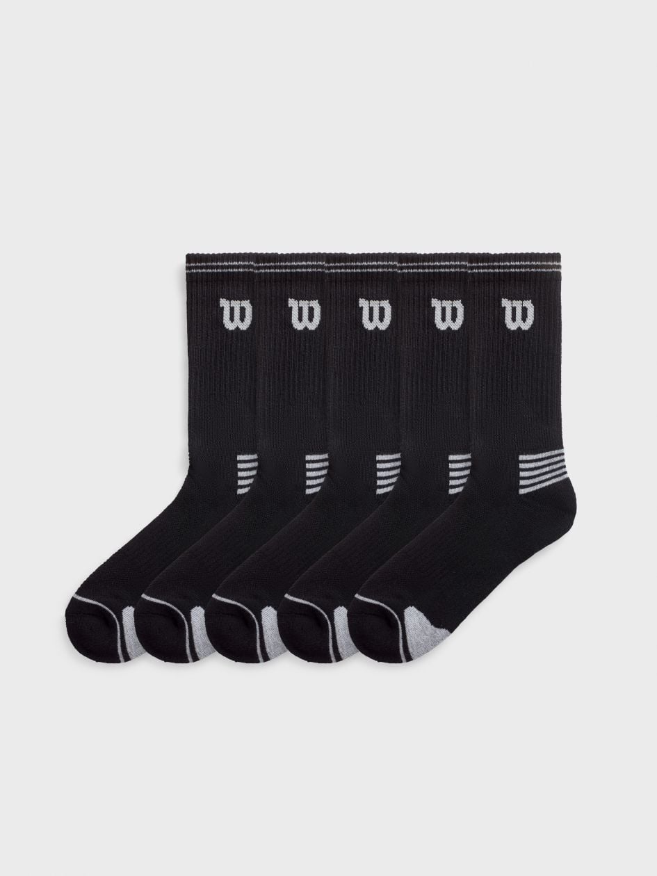 מארז 5 גרביים באורך רגיל WILSON